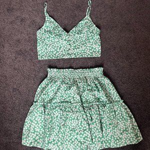Princess Polly Green Shah Set, US 6